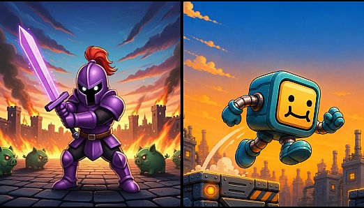 The Heroic Knight & Bippo Bot (BUNDLE)