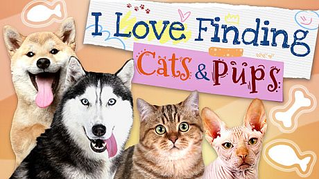 I Love Finding Cats & Pups Game