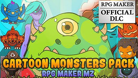 RPG Maker MZ - Cartoon Monsters Pack DLC