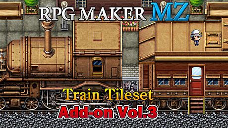 RPG Maker MZ - Add-on Vol.3: Train Tileset DLC