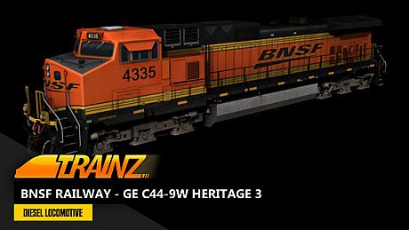 Trainz 2022 DLC - BNSF Railway - GE C44-9W Heritage 3 DLC