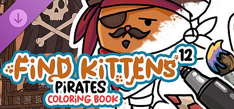 FIND KITTENS 12: Pirates - Coloring Book
