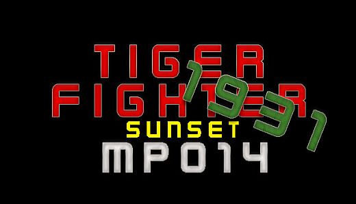 Tiger Fighter 1931 Sunset MP014