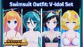 Neptunia Virtual Stars - Swimsuit Outfit: V-Idol Set