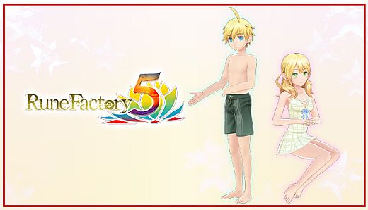 Rune Factory 5 - Famous Butlers Swimsuit Set + New Ranger Care Package Item Pack