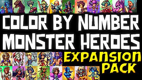 Color by Number - Monster Heroes - Expansion Pack DLC