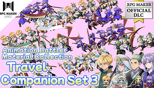 Animation Battler Material Collection Travel Companion Set 3