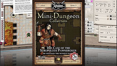 Fantasy Grounds - Mini-Dungeon #013: The Case of the Scrupulous Pawnbroker (5E) DLC