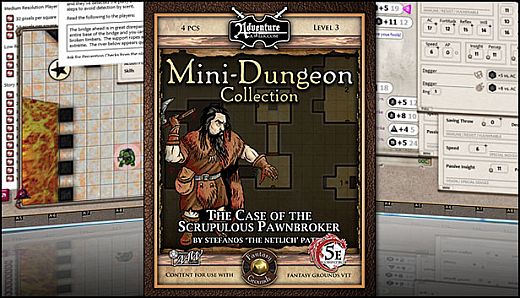 Fantasy Grounds - Mini-Dungeon #013: The Case of the Scrupulous Pawnbroker (5E)
