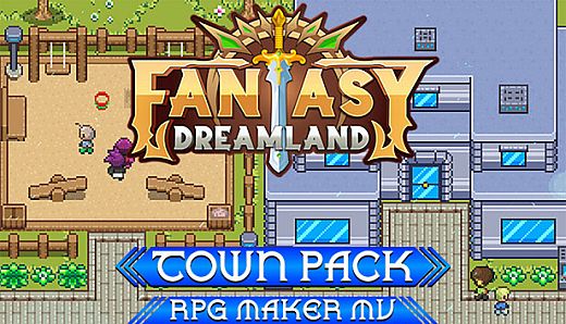 RPG Maker MV - Fantasy Dreamland - Town Pack