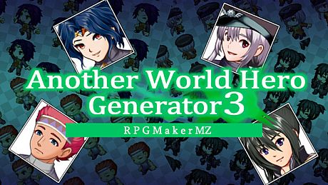 RPG Maker MZ - Another World Hero Generator 3 for MZ DLC