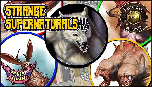 Fantasy Grounds - Strange Supernaturals, Volume 9 (Token Pack)