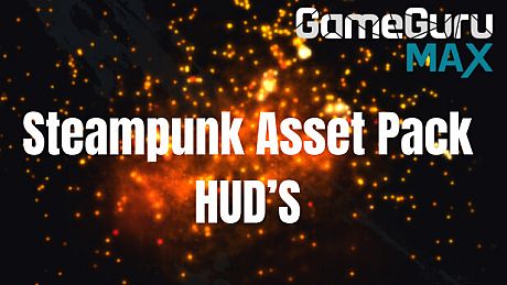 GameGuru MAX Steampunk Asset Pack - HUD's DLC