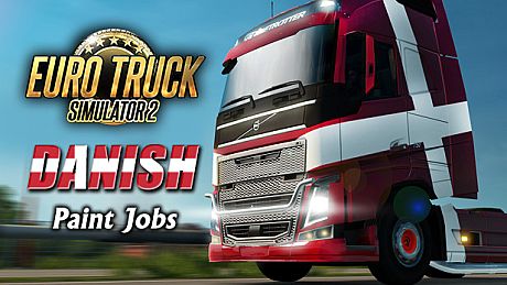 Euro Truck Simulator 2 - Danish Paint Jobs Pack DLC