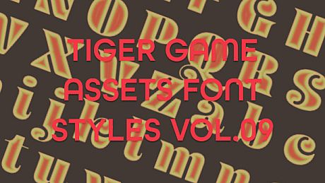 TIGER GAME ASSETS FONT STYLES VOL.09 DLC
