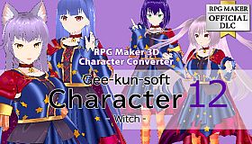 RPG Maker 3D Character Converter - Gee-kun-soft character 12 Witch