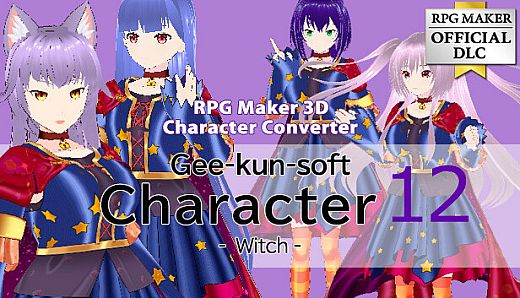 RPG Maker 3D Character Converter - Gee-kun-soft character 12 Witch