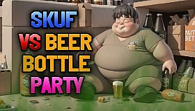 Skuf vs beer bottle party
