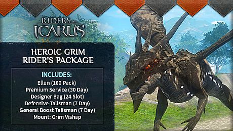 Riders of Icarus: Heroic Grim Rider's Package DLC