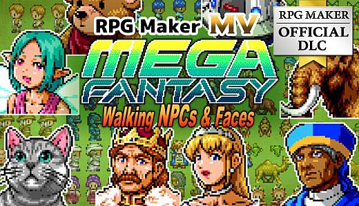 RPG Maker MV - MEGA FANTASY Walking NPCs and Faces
