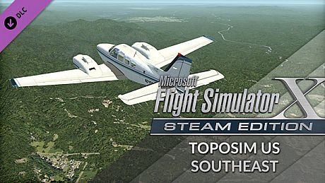 FSX Steam Edition: Toposim US Southeast Add-On DLC