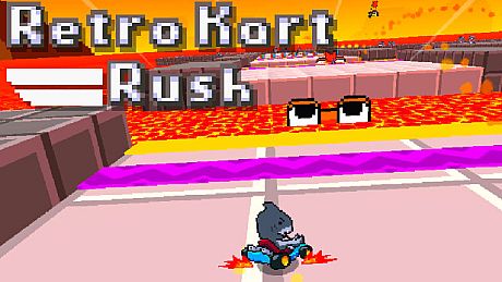 Retro Kart Rush Game