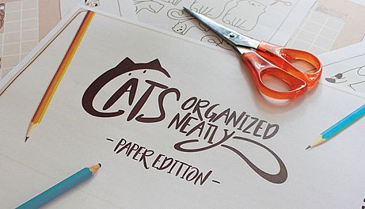 Cats Organized Neatly - Paper Edition