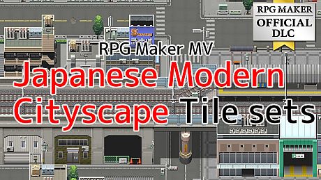 RPG Maker MV - Japanese Modern Cityscape Tileset DLC