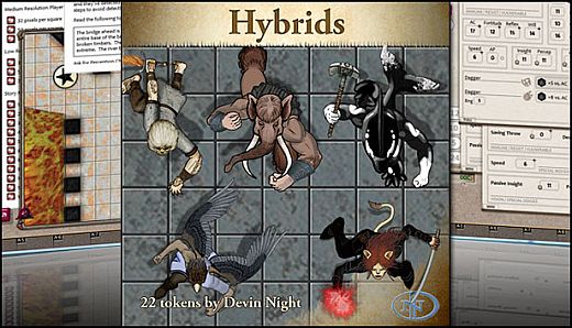 Fantasy Grounds - Hybrids (Token Pack)