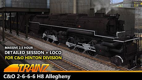Trainz 2022 DLC - C&O 2-6-6-6 H8 - New River Mining Coal Run DLC