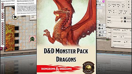 Fantasy Grounds - D&D Monster Pack - Dragons DLC