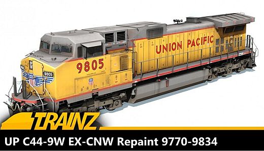Trainz Plus DLC - UP C44-9W EX-CNW Repaint 9770-9834