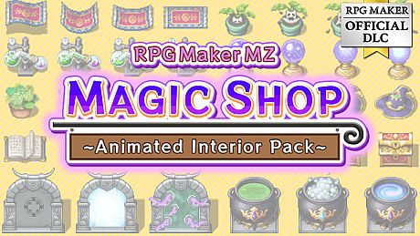 RPG Maker MZ - Magic Shop Animated Interior Pack DLC