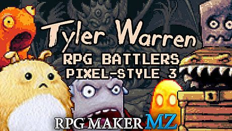 RPG Maker MZ - Tyler Warren RPG Battlers Pixel Style 3 DLC