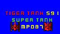 Tiger Tank 59 Ⅰ Super Tank MP087