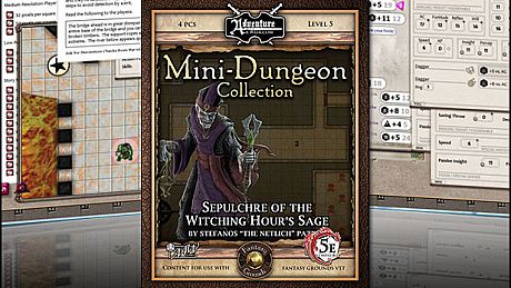 Fantasy Grounds - Mini-Dungeon #020: Sepulchre of the Witching Hour's Sage (5E) DLC