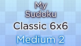 My Sudoku - Classic 6x6 Medium 2