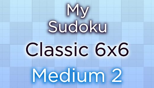 My Sudoku - Classic 6x6 Medium 2