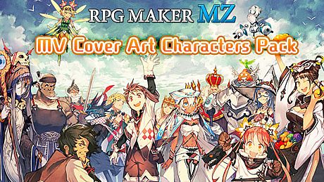 RPG Maker MZ - MV Cover Art Characters Pack DLC