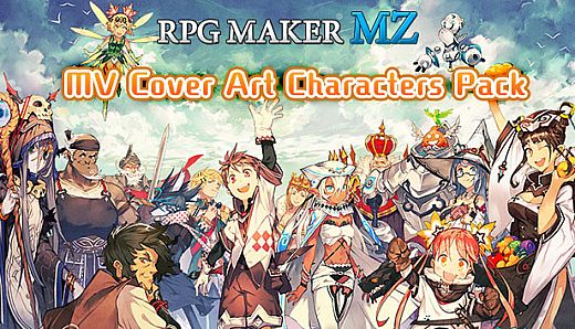 RPG Maker MZ - MV Cover Art Characters Pack