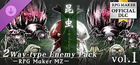 RPG Maker MZ - 2Way-type Enemy Pack Vol.1 Insect DLC