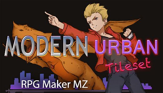 RPG Maker MZ - Modern Urban Tileset