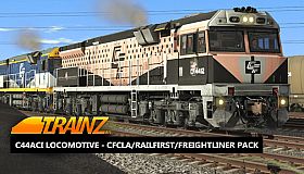 Trainz 2022 DLC - CFCLA, RailFirst, Freightliner GE C44aci Pack
