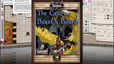 Fantasy Grounds - B04 The Cave Beast Hoard (PFRPG) DLC