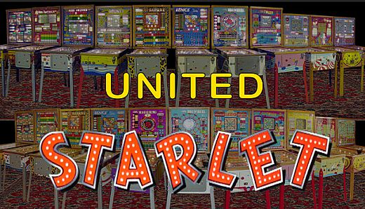 Bingo Pinball Gameroom - United Starlet
