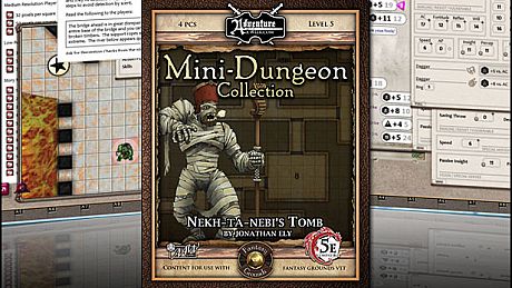 Fantasy Grounds - Mini-Dungeon #012: Nekh-ta-Nebi's Tomb (5E) DLC