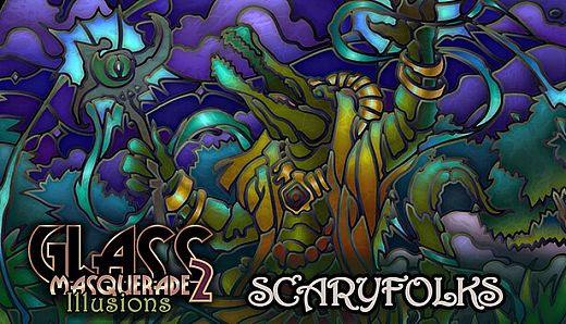 Glass Masquerade 2: Illusions - Scaryfolks Puzzle Pack