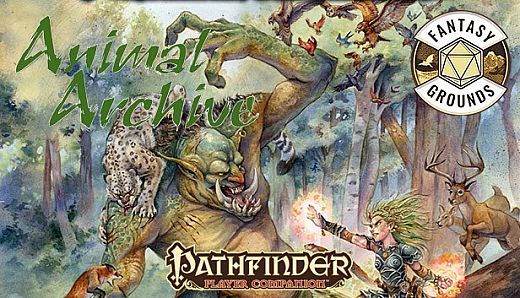 Fantasy Grounds - Pathfinder RPG - Pathfinder Companion: Animal Archive