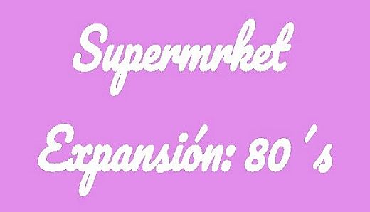 Supermrket: 80´s (Incluye Juego Completo + Expansión)