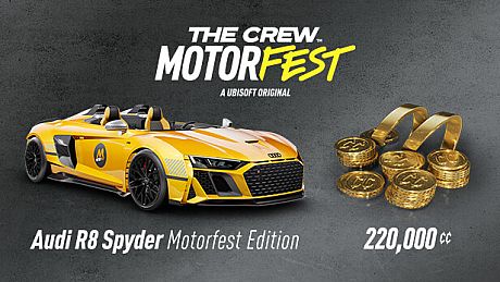 Audi R8 Spyder Welcome Pack (+220,000 Crew Credits) – The Crew Motorfest DLC